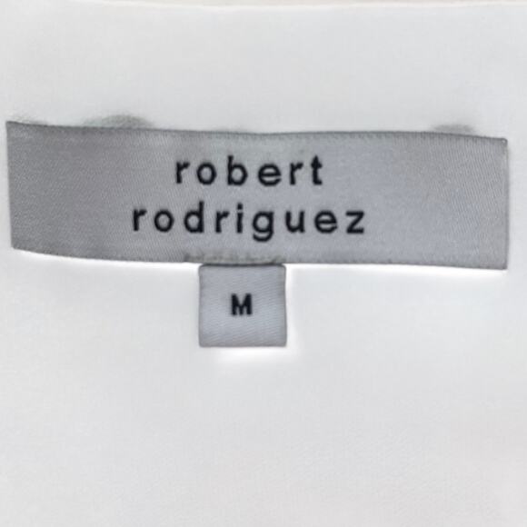 Robert Rodriguez White Sequins Sleeveless Sheath Dress Womens Medium Formal Sexy - Picture 9 of 13